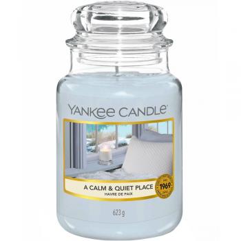 Yankee Candle 623g - A Calm & Quiet Place - Housewarmer Duftkerze großes Glas